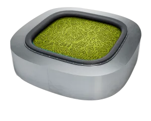 Ground-level trampoline